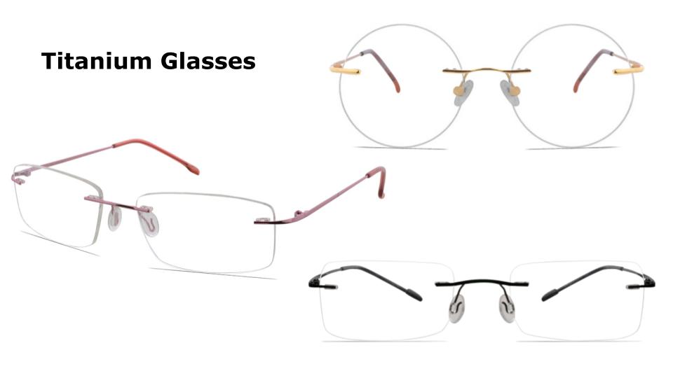 Titanium glasses