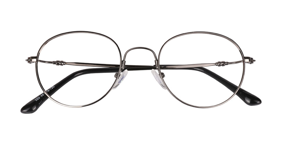thin metal round glasses