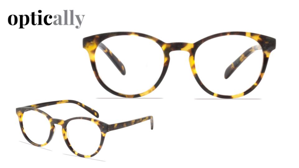 round brow bar eyeglasses