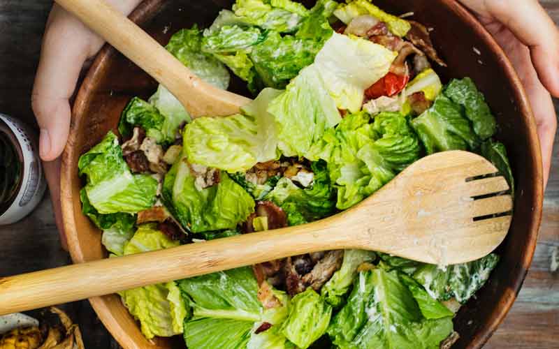leafy green salad
